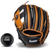 Luva de Beisebol para Crianças de 5 a 7 Anos, Franklin Sports, Preta