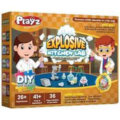 Kit de Ciências Educacionais para Laboratório de Cozinha com 26 Experimentos para Crianças de 8 a 12 anos Playz