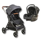 CARRINHO DE BEBE SPEEDY + BEBE CONFORTO CASULO CLICK (415Y) MELANGE GRAFITE - KIDDO