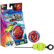 Beyblade Burst Quad Strike Pião C/Lançador 4 em 1 - Zeal Achilles A8 - Hasbro