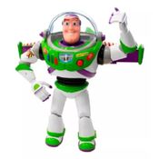 Boneco Buzz Lightyear Toy Story - 30 Cm Articulado E Fala 10 Frases Português - Luz, Capacete e Asas Retrateis -Toyng