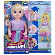 Boneca Baby Alive Princesa Ellie Grows Up Loira -  Cresce C/ Carinho, 75 Sons e Frases em Portugues - Hasbro