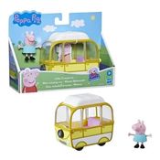 Peppa Pig Minivan C/ Boneco Peppa Articulado  - Hasbro