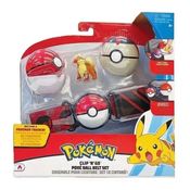 Pokémon kit Cinto Clip + Pokebola + Ultraball Com Growlithe - Sunny
