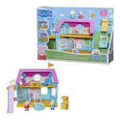 Peppa Pig Clubinho Da Peppa Só Para Crianças 30 Cm  Com Som e 2 Figuras  - Hasbro