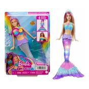 Boneca Barbie Dreamtopia Sereia Luzes E Brilho  Com Luzes e Vai na Agua - Mattel