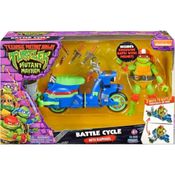 Tartarugas Ninja Caos Mutante – Moto Battle Cycle 2 formas Batalha C/ Boneco Raphael e acessórios – Sunny