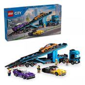 Lego 60408 City Caminhão Cegonha Transportador E Carros Esportivos – 998 peças