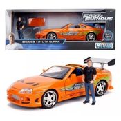 Velozes E Furiosos Toyota Supra Com Boneco Brian's 1/24  – Jada toys