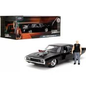 Velozes E Furiosos Boneco Dom Toretto E Dodge Charger R/T 1/24  – Jada toys