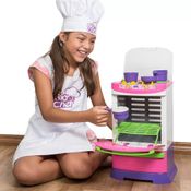 Fogão Infantil Big Chef Poliplac com 04 Panelinhas