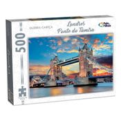 Quebra Cabeça Londres Ponte do Tâmisa 500 Peças Pais e Filhos