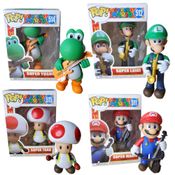 Bonecos Articulados Kit Com 4 Personagens Super Mario
