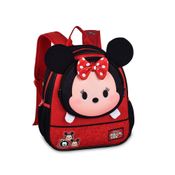 Mochila Minnie 3D A Escolha Ideal para o Passeio Escolar com Bolsos e Alça Acolchoada para Conforto