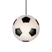 Luminária Pendente Decoração Menino Bola Futebol Bivolt