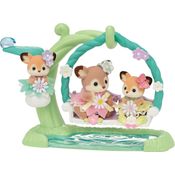 Sylvanian Families - Bebês Cervos - Conjunto Balanço Floral
