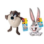 Kit Pelúcia Looney Tunes Tunes - Pernalonga 42 Cm e Taz 23 cm - Baby Brink