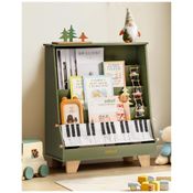 Estante Infantil Educativa de Madeira ROBUD com 5 Prateleiras Montessorianas, Estabilidade e Durabilidade, Ideal para Organização de Brinquedos