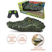 Lancha Barco Crocodilo Jacaré Controle Remoto 30 cm  Toyng