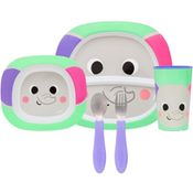 KIT REFEICAO INFANTIL 4 PECAS ZOO ELEFANTE - BUBA