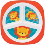 PRATO COM DIVISORIAS ANIMAL FUN LEAO - BUBA