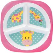 PRATO COM DIVISORIAS ANIMAL FUN GIRAFA - BUBA