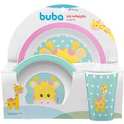 KIT REFEICAO ANIMAL FUN GIRAFA - BUBA
