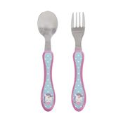 KIT TALHERES COLHER E GARFO INOX UNICORNIO - BUBA