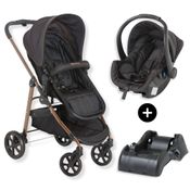 KIT CARRINHO DE BEBE EXTREME CARBON + BEBÊ CONFORTO (LOJA) - GALZERANO