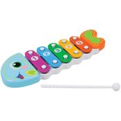 Brinquedo Xilofone Musical Infantil De Peixinho 12m+ Buba
