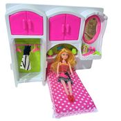 Dormitório Beauty, Lua De Cristal, Quarto Com Cama + Boneca + Acessórios Crianças +4 Anos