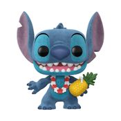 Boneco Funko Pop! - Disney - Lilo & Stitch - Luau Stitch - Flocked - Candide