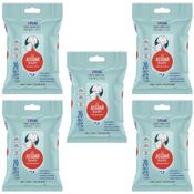 5X ASSOAR BABY LENÇOS UMEDECIDOS COM SOLUÇÃO SALINA - LIKLUC