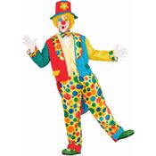 Fantasia Palhaço Carnaval Masculina Adulta Luxo Completa com Chapeu