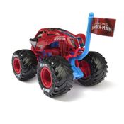 Carrinho - Homem Aranha - 1:64 - Monster Jam - Vermelho - Sunny