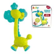 Mordedor Girafa Auby Silicone Atóxico Para Bebês +3 Meses