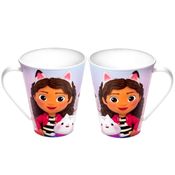 2 Canecas Estampada Casa Mágica da Gabby Livre BPA 360ml Estampado Original Plasútil