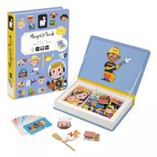 Livro Magnetico Montessori Profissoes Janod J02582