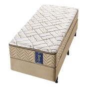 Conjunto Box Solteiro Molas Ensacadas Americanflex Gold Gel 88x188x64cm
