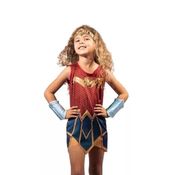 Fantasia Infantil Premium Mulher Maravilha Roupa Original