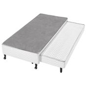 Box com Auxiliar Solteiro Espuma D28 Americanflex 100x200x38cm