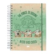Caderno Mini Smart Disney Baby Yoda Folha Reposicionável Dac