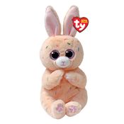 Bicho de Pelúcia Ty Beanie Bellies Coelho Peaches 21cm – Fofinho, Macio, Colorido e Original da Toyng com Olhos Brilhantes e Selo Inmetro