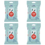 4X ASSOAR BABY LENÇOS UMEDECIDOS COM SOLUÇÃO SALINA - LIKLUC