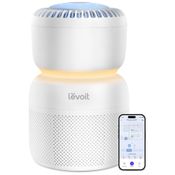 Purificador de Ar LEVOIT para Bebê com Máquina de Som Relaxante e Luz Noturna, Filtro HEPA e Monitor de Qualidade do Ar, Elimina Partículas