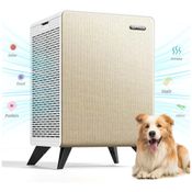 Purificador de Ar LUFTRUM para Residências em Ambientes Grandes de até 111 metros quadrados com Filtro Duplo de 3 Etapas e Filtro True HEPA Lavável,