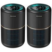 Purificador de Ar Multifuncional com Filtro HEPA H13 para Ambientes de até 35m² - 12 Esponjas de Aromatização - Cor Preto,AIRTOK