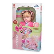 Boneca Larissa Fala 74 Frases Educativas 50cm Adijomar