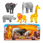 Animais de Brinquedo Zoológico The Big Five Safari Adijomar