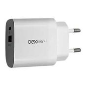 Carregador Tomada Turbo Duplo Oex Cg206 Usb 18w E Type C 20w